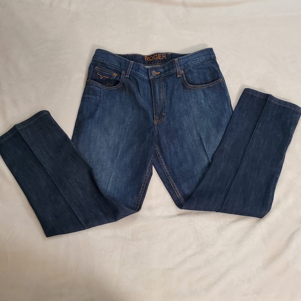 Kimes Ranch ROGER Blue Bootcut Jeans Size 33x30. Like New‎
